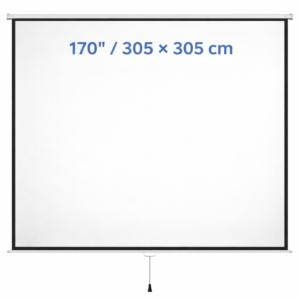 SINOSCREEN M305 Manual Pull-Down Projection Screen (305 × 305 cm)
