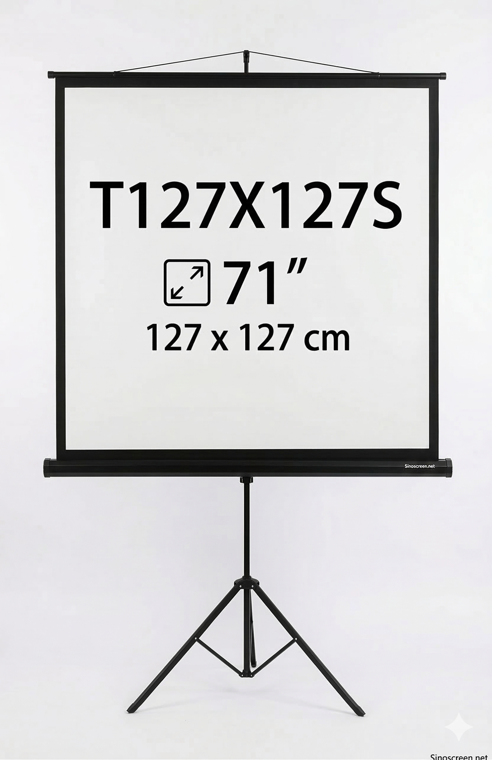 SINOSCREEN SI-T127 Tripod Projection Screen (127 × 127 cm, 1:1)
